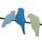 Multi Colored Metal Coastal Wall Decor, 40" x 7"